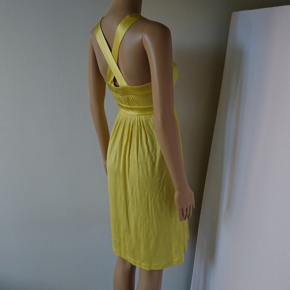 Banana Republic Dresses Banana Republic Yellow Silk Dress Size